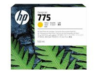 HP 775 - 500 ml - keltainen - alkuperäinen - DesignJet - mustepatruuna malleihin DesignJet Z6 Pro 1XB19A