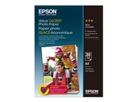 Epson Value - Kiiltävä - A4 (210 x 297 mm) - 183 g/m² - 20 arkki (arkit) valokuvapaperi malleihin Expression Home XP-255, 257, 352, 355, 452, 455; Expression Home HD XP-15000 C13S400035