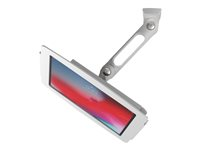 Compulocks iPad 10.2" Space Enclosure Swing Wall Mount - Kotelo - varkaudenesto malleihin tabletti - lukittava - korkealaatuinen alumiini - valkoinen -näytön koko: 10.2" - seinään asennettava, pintaan asennettava, tiskin yläosa malleihin Apple 10.2-inch iPad (7. sukupolvi, 8. sukupolvi, 9. sukupolvi) 827W102IPDSW