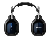 ASTRO A40 TR - For PS4 - kuulokkeet + mikrofoni - täysikokoinen - langallinen - 3,5 mm jakkiliitin - musta, sininen 939-001664