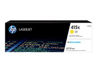 HP 415X - Tuottoisa - keltainen - alkuperäinen - LaserJet - väriainekasetti (W2032X) malleihin Color LaserJet Enterprise MFP M480; Color LaserJet Managed E45028; LaserJet Managed E45028 W2032X