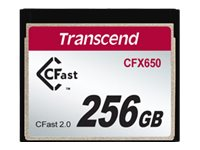 Transcend CFast 2.0 CFX650 - Flash-muistikortti - 128 Gt - CFast 2.0 TS128GCFX650