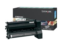 Lexmark - Erittäin tuottoisa - musta - alkuperäinen - väriainekasetti LCCP, LRP malleihin Lexmark C782dn, C782dtn, C782n, X782e, X782e MFP, X782e Page Plus Solution C782X1KG