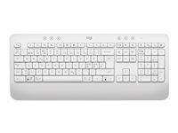 Logitech Signature K650 - Näppäimistö - langaton - Bluetooth LE - QWERTY - pohjoismainen (tanska/suomi/norja/ruotsi) - luonnonvalkoinen 920-010983