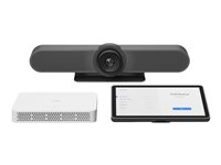 Logitech RoomMate + MeetUp + Tap IP - Videoneuvottelupakkaus (Logitech Tap IP, Logitech MeetUp) - Sertifioitu Zoom Rooms -tilaratkaisuille, sertifioitu Microsoft Teamsille, RingCentral Certified 991-000411