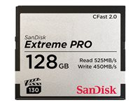 SanDisk Extreme Pro - Flash-muistikortti - 128 Gt - CFast 2.0 SDCFSP-128G-G46D