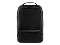 Dell Premier Slim Backpack 15 - Sylimikron kantoreppu - 15" - musta metallilogolla - 3 Years Basic Hardware Warranty malleihin Latitude 54XX, 55XX, 74XX; Precision 35XX, 55XX; Vostro 15 3510, 15 7510; XPS 15 95XX PE-BPS-15-20