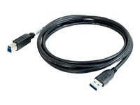 C2G - USB-kaapeli - USB Type A (uros) to USB Type B (uros) - USB 3.0 - 3 m - musta 81682