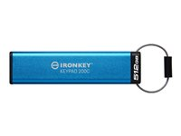 Kingston IronKey Keypad 200C - USB Flash-asema - salattu - 512 Gt - USB 3.2 Gen 1 IKKP200C/512GB