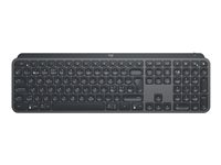 Logitech MX Keys for Business - Näppäimistö - taustavalaisu - langaton - Bluetooth, 2.4 GHz - QWERTY - pohjoismainen - grafiitti 920-010249