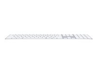 Apple Magic Keyboard with Numeric Keypad - Näppäimistö - langaton - Bluetooth - Ruotsi - hopea MQ052S/A