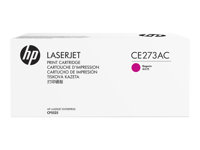 HP 650A - Magenta - alkuperäinen - väriainekasetti (CE273AC) Contract malleihin Color LaserJet Enterprise CP5520, CP5525, M750 CE273AC