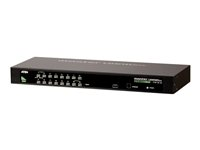 HPE ATEN CS1316 G2 0x1x16 - KVM-kytkin - 16 x KVM port(s) - 1 paikallinen käyttäjä - telineeseen asennettava Q1F46A