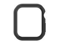 Belkin SCREENFORCE TemperedCurve - Puskurikuori älykellolle - näytönsuojus - polykarbonaatti, karkaistu lasi (9H) - musta malleihin Apple Watch (44 mm, 45 mm) OVG003ZZBK-REV