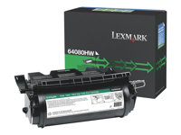 Lexmark - Tuottoisa - musta - alkuperäinen - uudelleenvalmistettu - väriainekasetti malleihin Lexmark T640, T642, T644, X642, X644, X646 64080HW