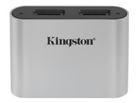 Kingston Workflow - Kortinlukija (microSDHC UHS-I, microSDXC UHS-I, microSDHC UHS-II, microSDXC UHS-II) - USB-C 3.2 Gen 1 WFS-SDC