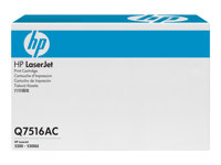 HP 16A - Musta - alkuperäinen - LaserJet - väriainekasetti (Q7516AC) Contract malleihin LaserJet 5200, 5200dtn, 5200L, 5200Lx, 5200n, 5200tn Q7516AC
