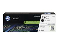HP 220X - Tuottoisa - musta - alkuperäinen - LaserJet - laatikko - väriainekasetti (W2200X) malleihin Color LaserJet 4302; Color LaserJet Pro 4202, 4302, MFP 4303 W2200X