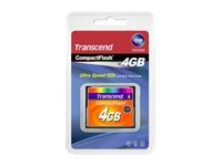 Transcend - Flash-muistikortti - 4 Gt - 133x - CompactFlash TS4GCF133