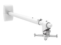 Vision Techmount TM-ST2 - Asennuspakkaus (seinäkiinnike, pylväs) - teleskooppinen malleihin projektori - satiininvalkoinen TM-ST2