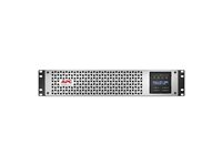 APC Smart-UPS Lithium Ion - UPS (telineasennettava) - linjavuorovaikutteinen, 8x IEC C13, 1x IEC C19, SmartConnect+SmartSlot, AVR, LCD, verkonhallintakortilla - Vaihtovirta 220/230/240 V - 2700 watti(a) - 3000 VA - RJ-45, USB, serial - lähtöliittimet: 9 - 2U - musta hopeisella etukehyksellä SMTL3000RMI2UCNC