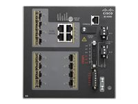 Cisco Industrial Ethernet 4000 Series - Kytkin - Hallinnoitu - 8 x SFP + 4 x combo Gigabit SFP - DIN-kiskoon kiinnitettävä - DC power - TAA-yhteensopiva IE-4000-8S4G-E