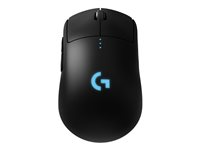 Logitech G Pro - Hiiri - oikea- ja vasenkätiselle - optinen - langaton - 2.4 GHz - USB johdoton vastaanotin 910-005272