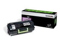 Lexmark 522 - Musta - alkuperäinen - väriainekasetti LCCP, LRP malleihin Lexmark MS810, MS811, MS812 52D2000