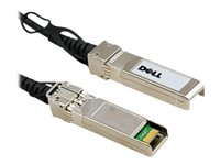 Dell - Suorakytkentäkaapeli - SFP+ to SFP+ - 5 m - kaksoisakselinen malleihin Force10; Networking C7004, S6000; PowerConnect 55XX, 62XX, 70XX, 81XX; PowerEdge VRTX 470-13573