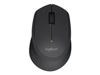 Logitech M280 - Hiiri - oikeakätinen - optinen - 3 painiketta - langaton - 2.4 GHz - USB johdoton vastaanotin - musta 910-004287