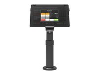 Compulocks iPad Pro 12.9" (3rd -5th Gen) Adjustable Height POS Kiosk Single - Teline malleihin tabletti - lukittava - musta malleihin Apple 12.9-inch iPad Pro (3. sukupolvi, 4. sukupolvi, 5th generation, 6. sukupolvi) CVPA105B