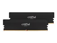 Crucial Pro - Overclocking Edition - DDR5 - pakkaus - 32 Gt: 2 x 16 Gt - DIMM 288 nastaa - 6000 MHz / PC5-48000 - CL36 - 1.35 V - puskuroimaton - musta CP2K16G60C36U5B