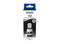 Epson EcoTank 112 - 127 ml - musta - alkuperäinen - täytemuste malleihin EcoTank L11160, L15160, L6460, L6490, L6550, L6570, L6580, M15140; EcoTank Pro L15180 C13T06C14A