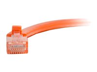 C2G Cat5e Booted Unshielded (UTP) Network Patch Cable - Kytkentäkaapeli - RJ-45 (uros) to RJ-45 (uros) - 3 m - UTP - CAT 5e - valettu, piikitön, säikeinen - oranssi 83606