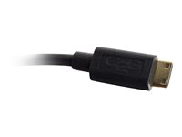 C2G HDMI Mini to Single Link DVI-D Adapter Converter Dongle - Näyttösovitin - yksinkertainen yhteys - DVI-D naaras to 19 pin mini HDMI Type C uros - 20.3 cm - kaksoiseristetty - musta 80505