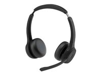 Cisco Headset 721 - Kuulokkeet + mikrofoni - korvien päällä - Bluetooth - langaton - hiilen musta - Cisco Webex Certified BUN-721+CAMD-C-WW