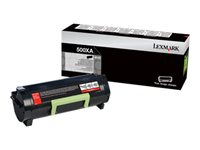 Lexmark 600XA - Erittäin tuottoisa - musta - alkuperäinen - väriainekasetti LCCP malleihin Lexmark MX510, MX511, MX522, MX610, MX611, MX622 60F0XA0