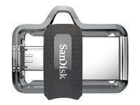 SanDisk Ultra Dual M3.0 - USB Flash-asema - 16 Gt - USB 3.0 / micro USB SDDD3-016G-G46