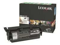 Lexmark - Musta - alkuperäinen - väriainekasetti LCCP, LRP malleihin Lexmark X651, X652, X654, X656, X658 X651A11E