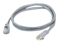 C2G Cat5e Booted Unshielded (UTP) Network Patch Cable - Kytkentäkaapeli - RJ-45 (uros) to RJ-45 (uros) - 50 m - UTP - CAT 5e - valettu, piikitön, säikeinen - harmaa 83151