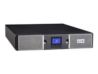 Eaton 9PX Lithium-ion - Netpack - UPS (torniin asennettava/ulkoinen) - Vaihtovirta 200/208/220/230/240 V - 2400 watti(a) - 3000 VA - 1-vaiheinen - Ethernet 10/100/1000, RS-232, USB - lähtöliittimet: 10 - 2U - 19" - musta, hopea 9PX3000IRTN-L