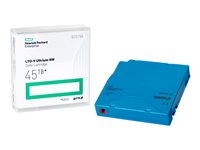 HPE - LTO Ultrium WORM 9 - 18 Tt / 45 Tt - kirjoitettavat etiketit - vaaleansininen malleihin P/N: R7E99A, R7F00A, R7F01A, R7F02A Q2079W