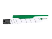 Lexmark - Musta - alkuperäinen - väriainekasetti malleihin Lexmark CS921, CS923, CX920, CX921, CX922, CX923, CX924 76C00K0