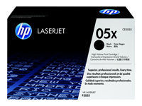 HP 05X - Tuottoisa - musta - alkuperäinen - LaserJet - väriainekasetti (CE505X) malleihin LaserJet P2035, P2035n, P2055, P2055d, P2055dn, P2055x CE505X