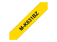 Brother M-K631BZ - Musta keltaisella - Rulla (0,9 cm x 8 m) 1 kasetti(a) laminoimaton nauha malleihin P-Touch PT-55, PT-65, PT-75, PT-85, PT-90, PT-BB4 MK631BZ
