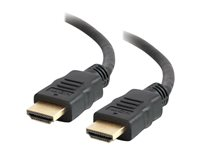 C2G 4ft 4K HDMI Cable with Ethernet - High Speed HDMI Cable - HDMI-kaapeli Ethernetillä - HDMI uros to HDMI uros - 1.22 m - suojattu - musta 50608