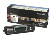 Lexmark - Musta - alkuperäinen - väriainekasetti LCCP, LRP malleihin Lexmark X203n, X204n X203A11G