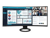 EIZO FlexScan EV3895-BK - FlexStand-telineellä - LED-näyttö - kaareva - 37.5" EV3895-BK