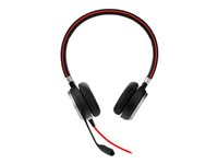 Jabra Evolve 40 Stereo - Kuuloke + mikrofoni - korvien päällä - vaihtokuuloke - langallinen 14401-10