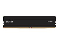 Crucial Pro - DDR5 - moduuli - 24 Gt - DIMM 288 nastaa matala profiili - 6000 MHz / PC5-48000 - CL48 - 1.1 V - puskuroimaton - on-die ECC - mattamusta CP24G60C48U5